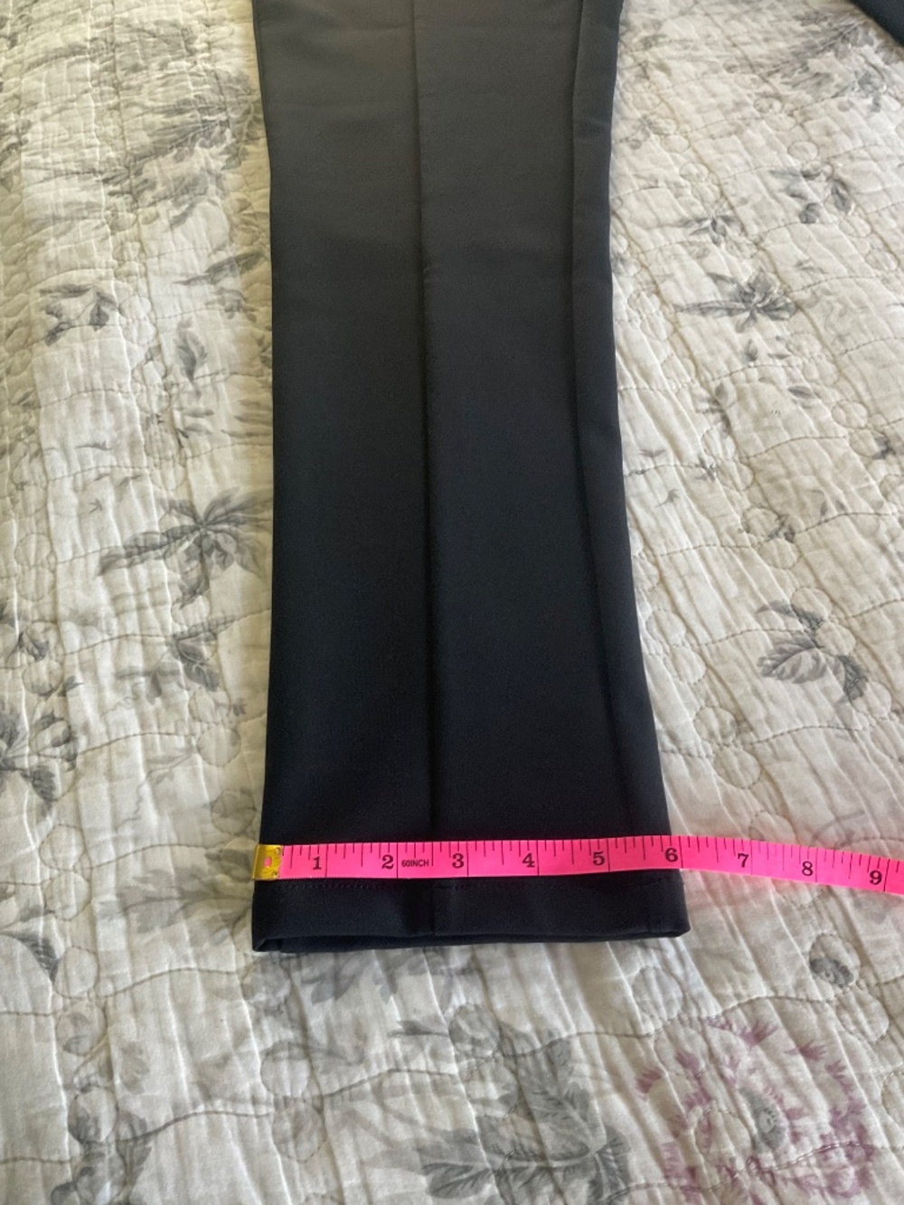 SHEIKE Black Trousers Dress Pants w/ Front Seams Gold Belt Accent - Picture 9 of 12